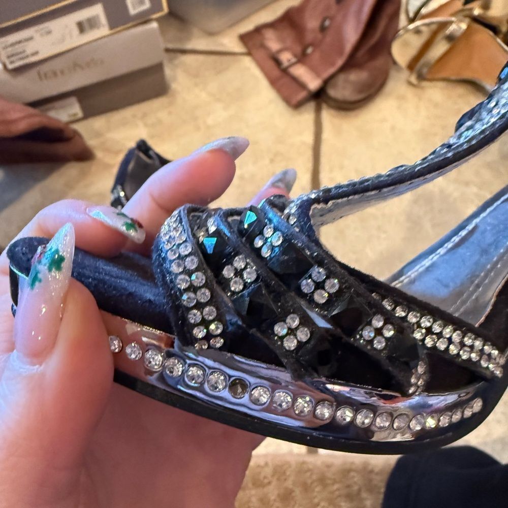 Italina Rhinestone heels - Picture 9 of 10